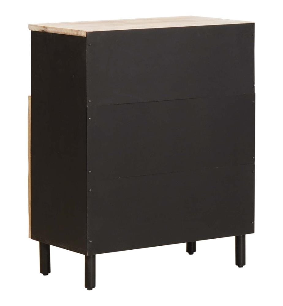 Buffet avec stockage Finition Lavage Blanc 60 x 33 x 75 cm