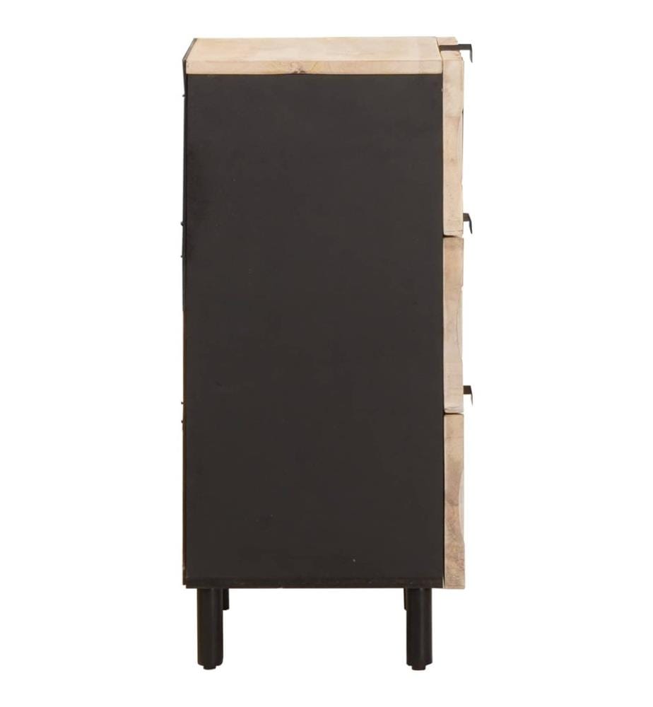 Buffet avec tiroir Finition Lavage Blanc 40 x 33 x 75 cm