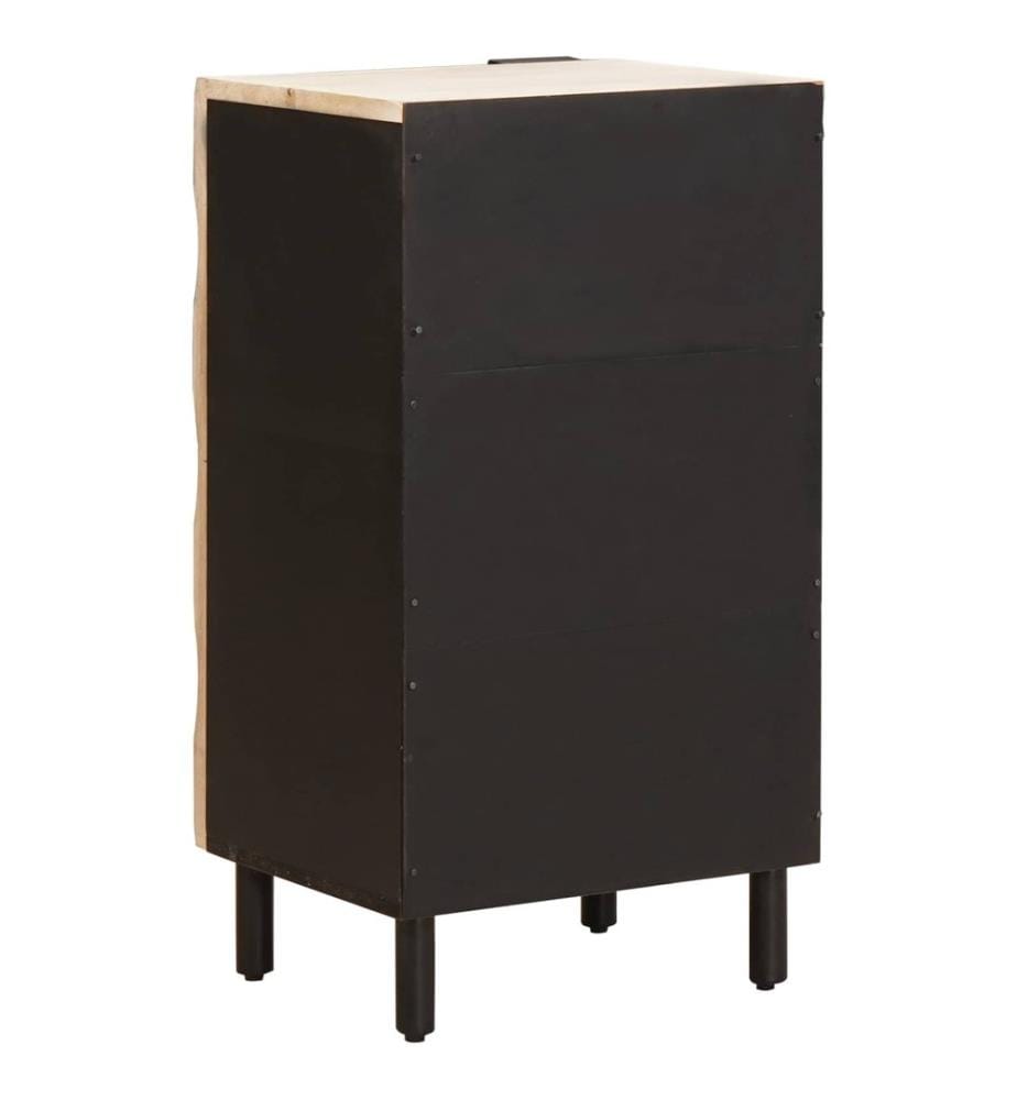 Buffet avec tiroir Finition Lavage Blanc 40 x 33 x 75 cm