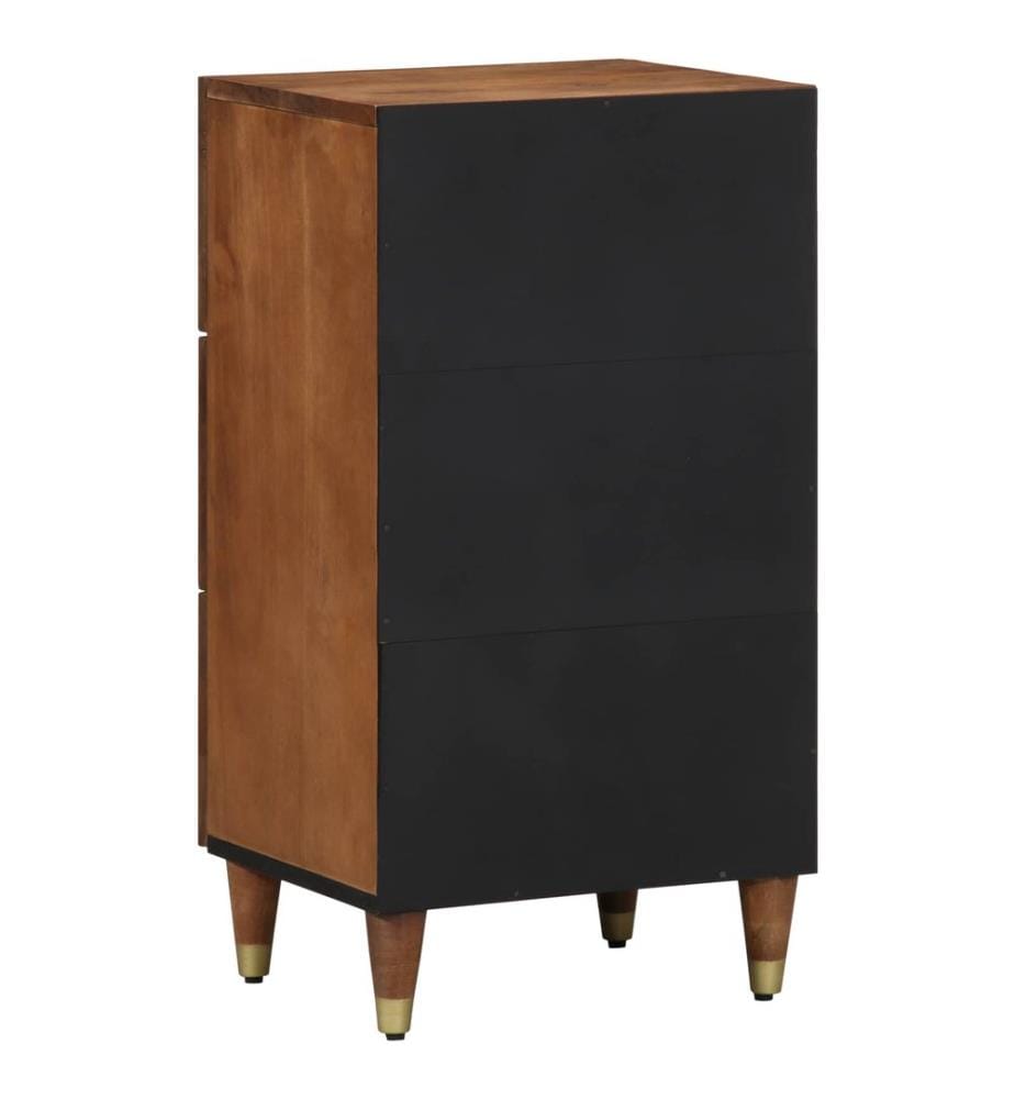 Buffet avec tiroir Marron 40 x 33 x 75 cm Bois de mangue massif