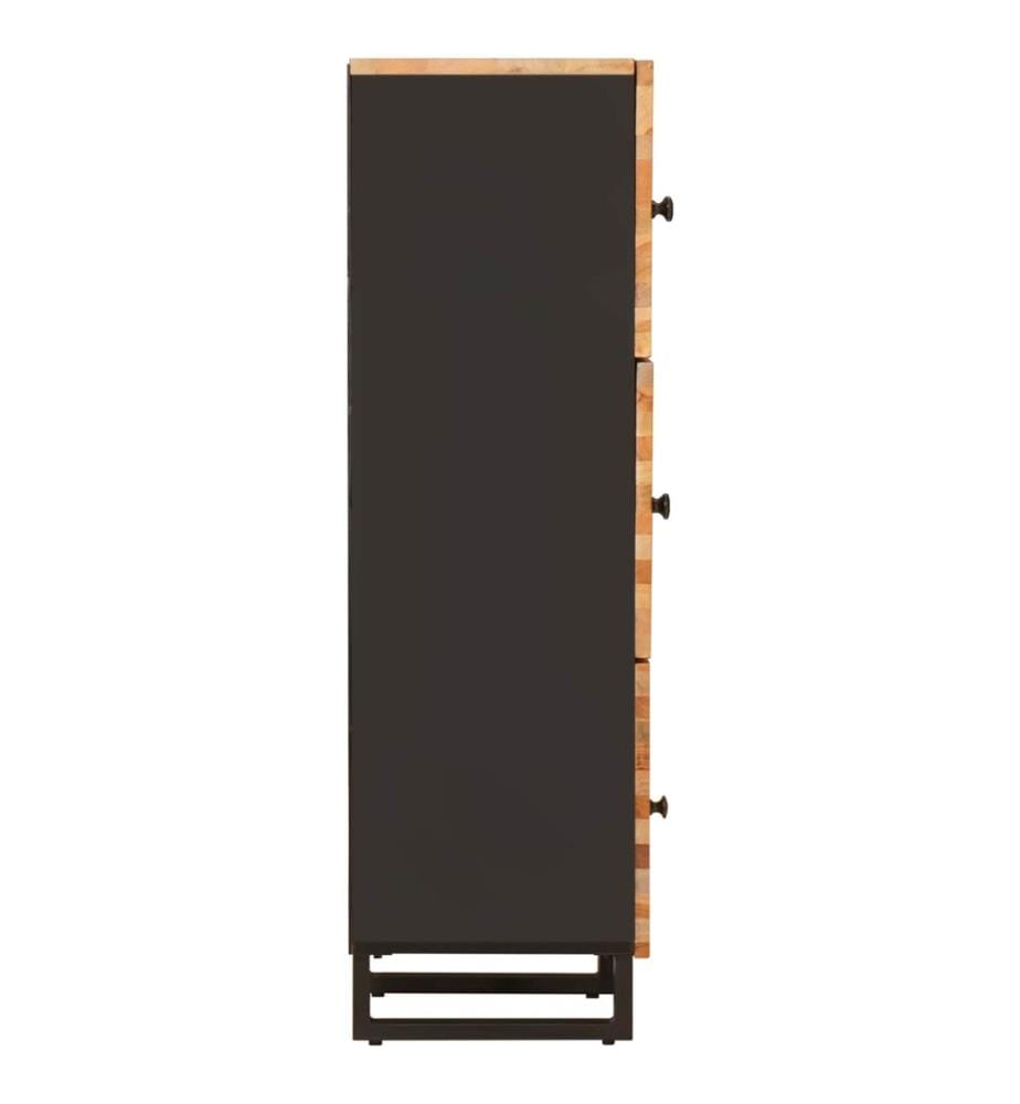 Aufbewahrung Highboard Braun 40 x 33 x 110 cm Massivholz Mango