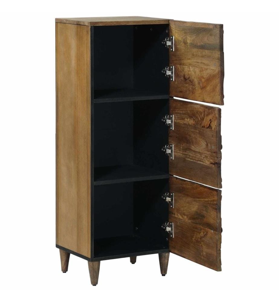Buffet Haut Marron 40 x 33,5 x 110 cm Bois de mangue massif