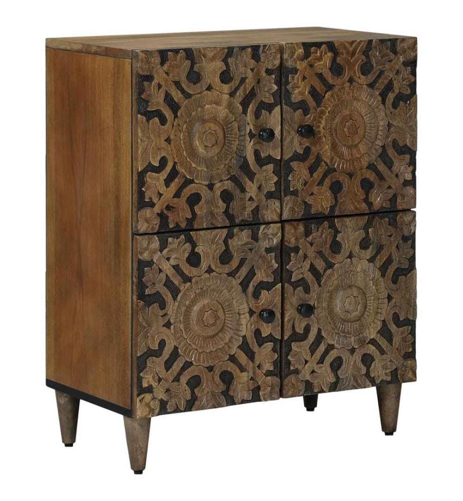 Buffet Marron 60 x 33,5 x 75 cm Bois de mangue massif
