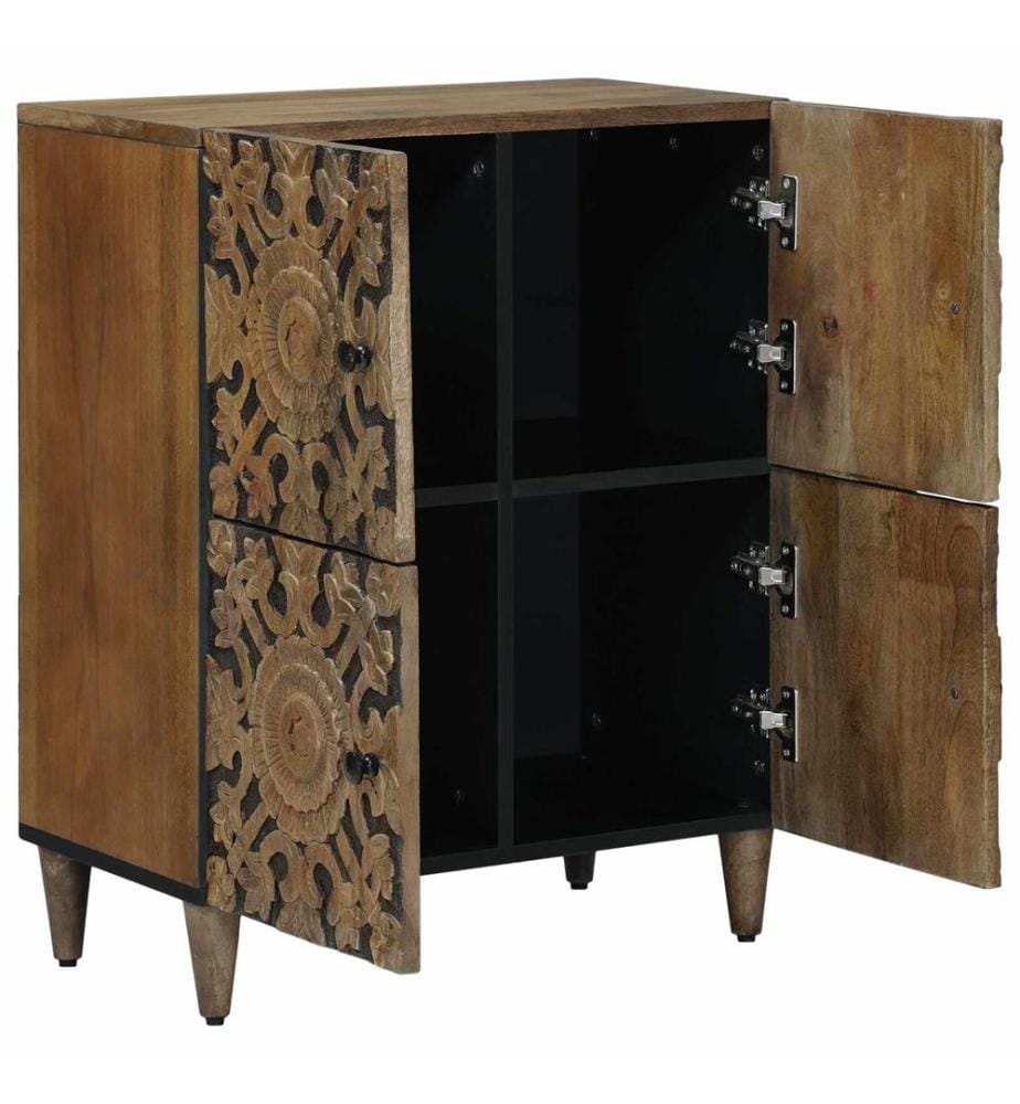 Buffet Marron 60 x 33,5 x 75 cm Bois de mangue massif