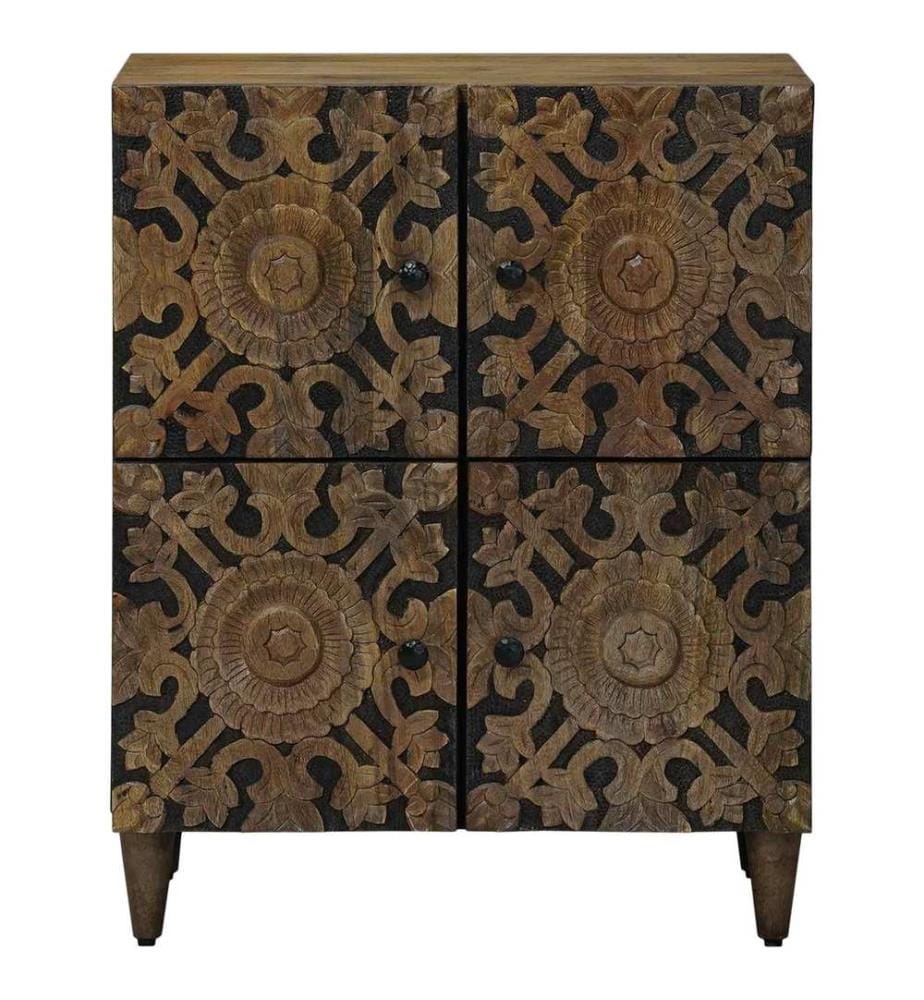 Buffet Marron 60 x 33,5 x 75 cm Bois de mangue massif