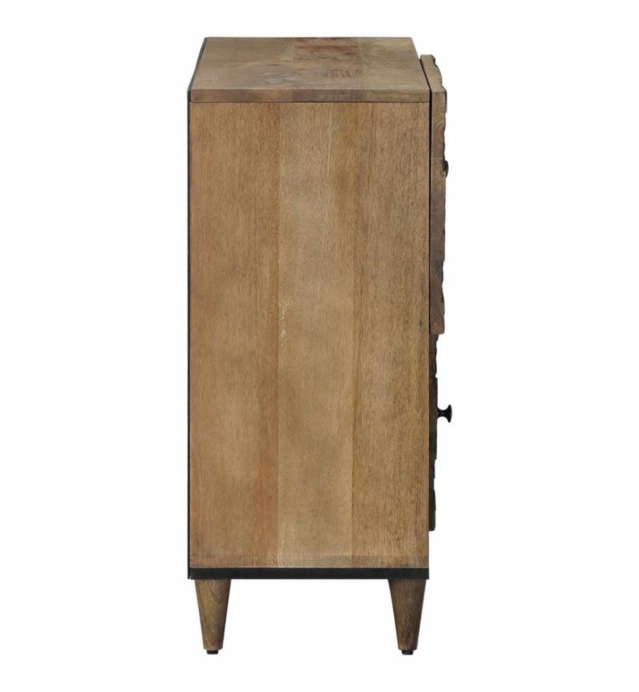 Buffet Marron 80 x 33,5 x 75 cm Bois de mangue massif