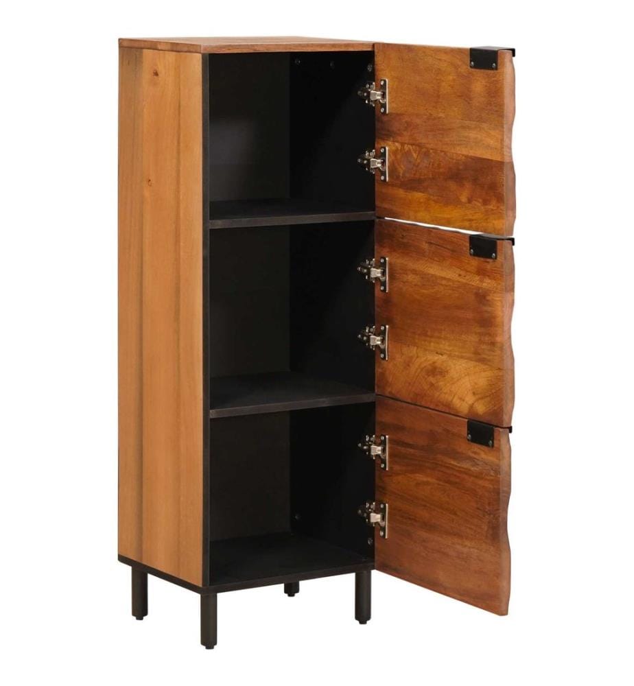 Haut Armoire avec porte Finition Acacia Brun 40 x 33 x 110 cm