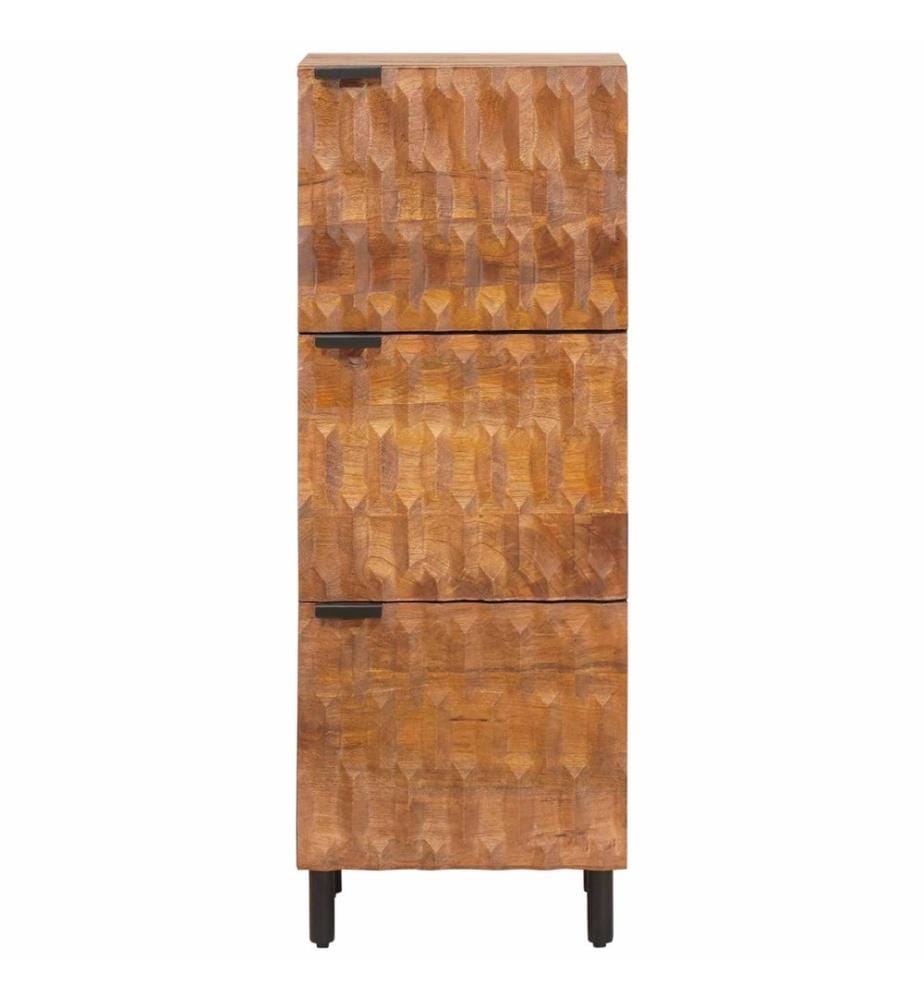 Haut Armoire avec porte Finition Acacia Brun 40 x 33 x 110 cm