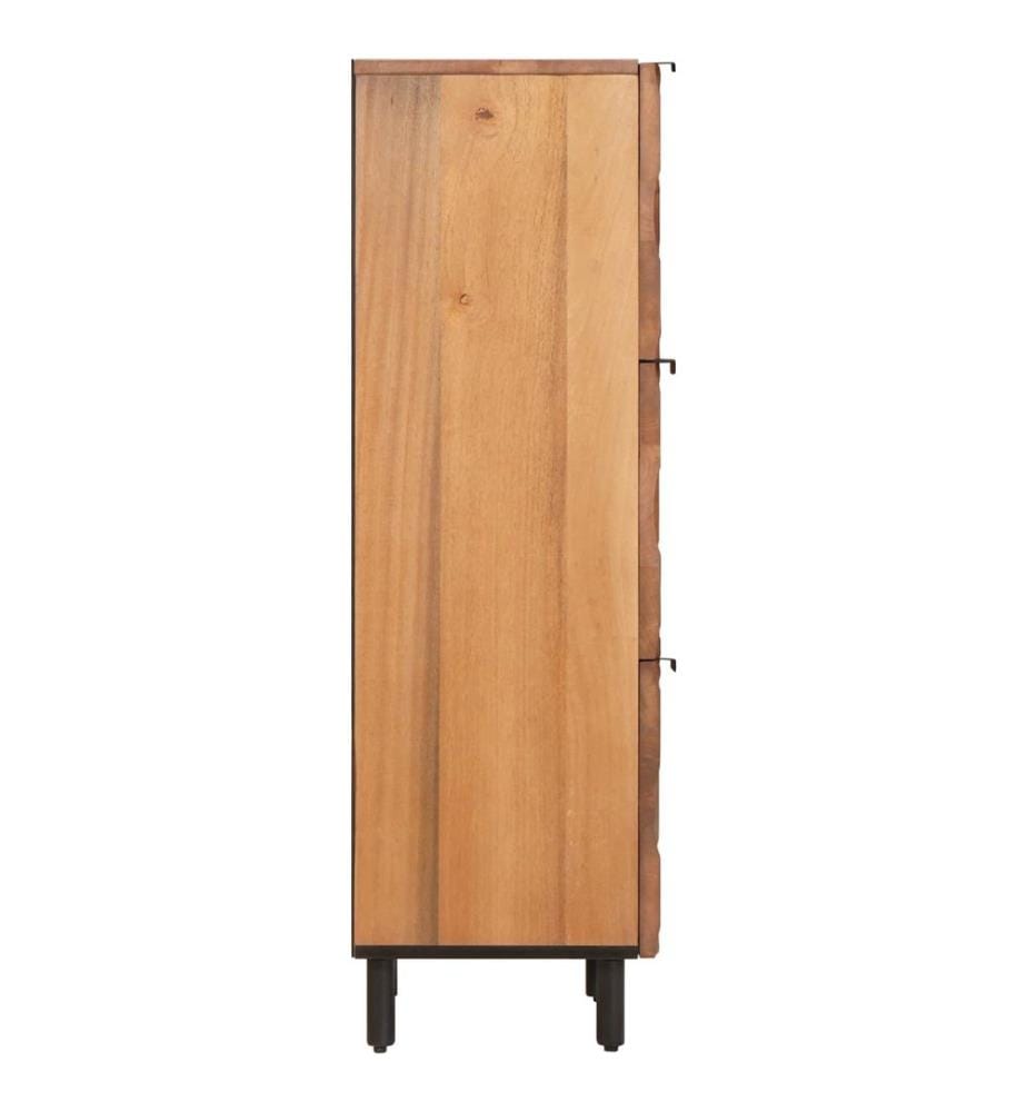 Haut Armoire avec porte Finition Acacia Brun 40 x 33 x 110 cm
