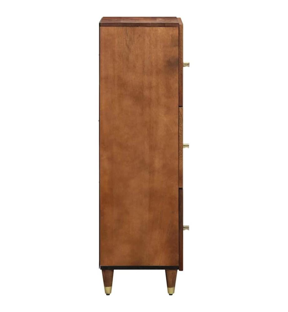 Haut Armoire Marron 40 x 33 x 110 cm Bois de mangue massif