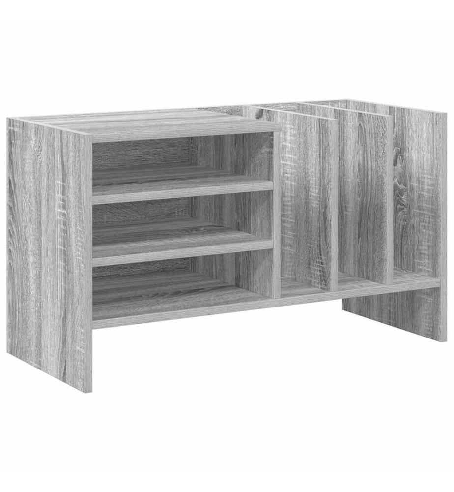 Schallplattenschrank mit Regal Graues Sonoma 78,5 x 35 x 45 cm