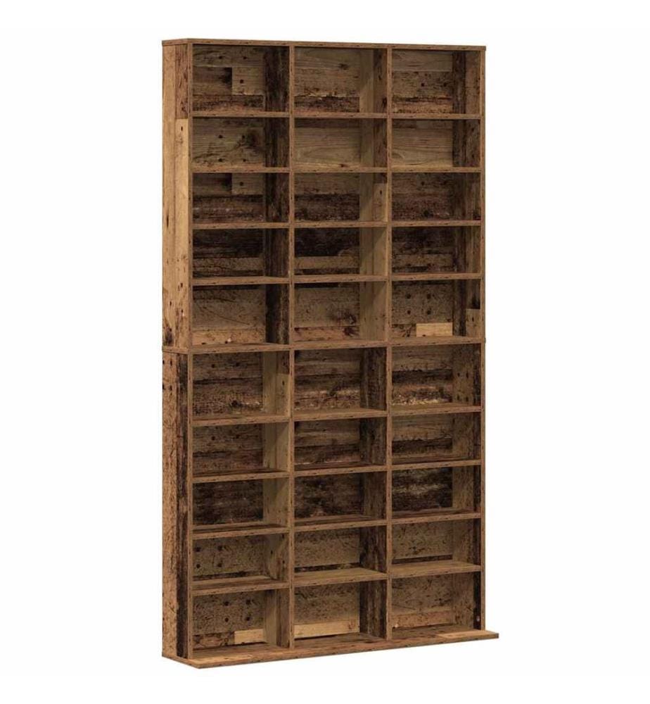 Meuble CD Bois ancien 101 x 23 x 177,5 cm Bois d'ingénierie