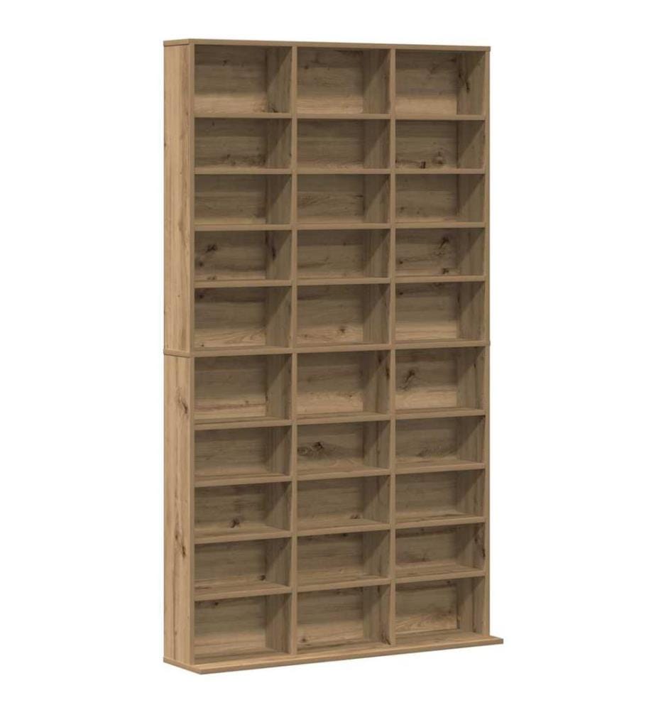 Meuble CD Chêne artisanal 101 x 23 x 177,5 cm Bois d'ingénierie