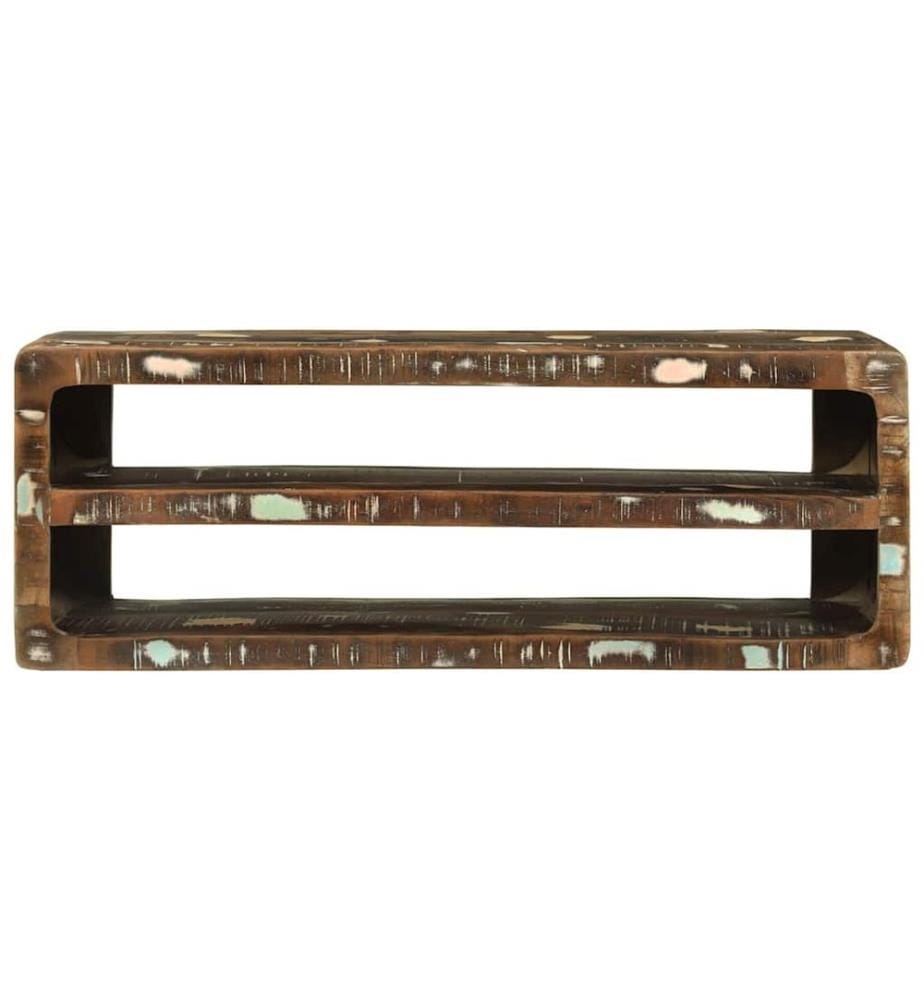 TV-Schränk Mehrfarbig 100 x 32 x 36 cm Massivholz Altholz