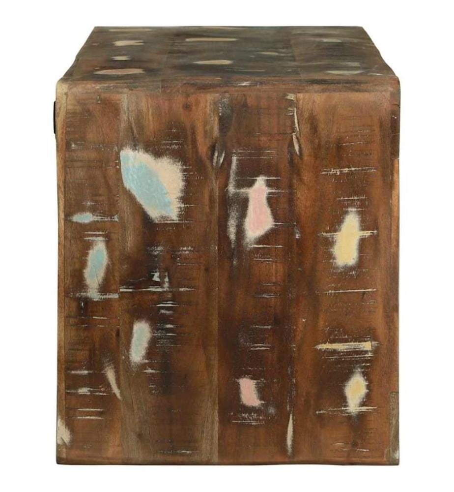 TV-Schränk Mehrfarbig 100 x 32 x 36 cm Massivholz Altholz