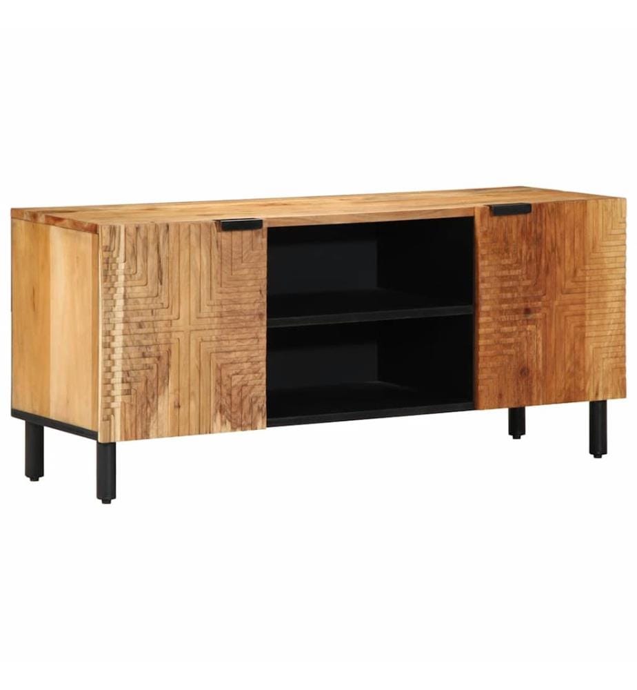 TV-Schrank 105x33x46 cm Massivholz Akazie