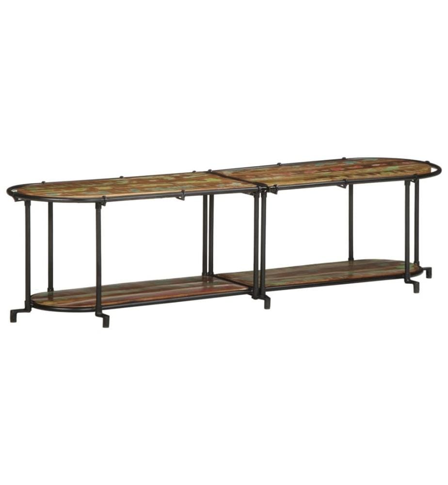 TV-Regal 160x42x40 cm Altholz Massiv