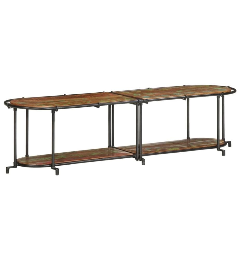 TV-Regal 160x42x40 cm Altholz Massiv