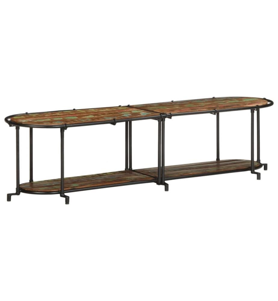 TV-Regal 160x42x40 cm Altholz Massiv
