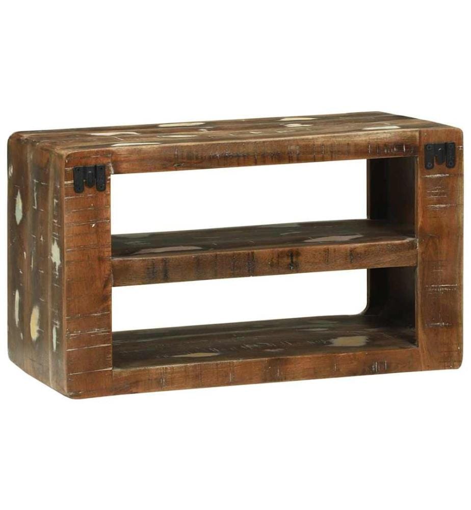 TV-Schränk Mehrfarbig 60 x 32 x 36 cm Massivholz Altholz