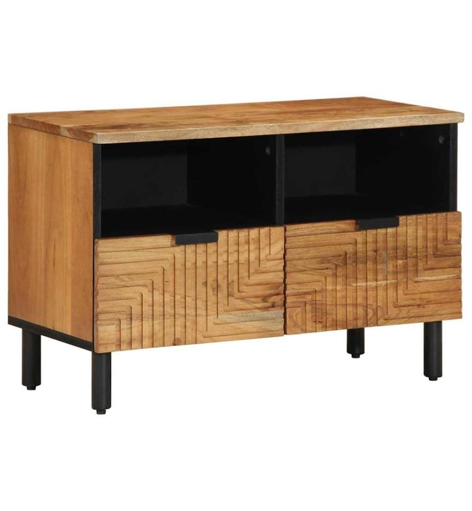 TV-Schrank 70x33x46 cm Massivholz Akazie