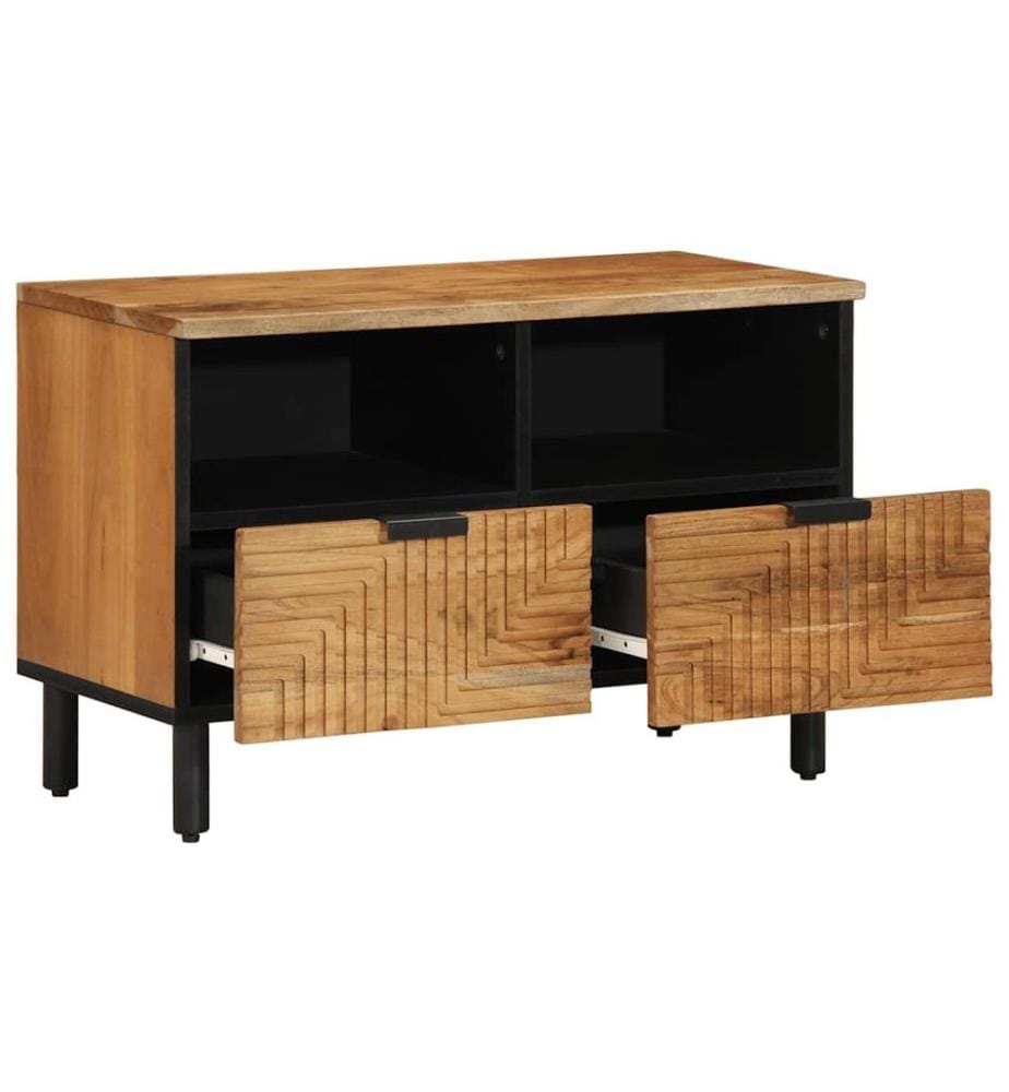 TV-Schrank 70x33x46 cm Massivholz Akazie