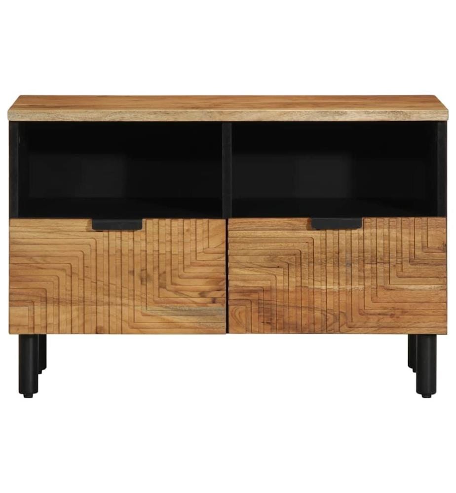 TV-Schrank 70x33x46 cm Massivholz Akazie