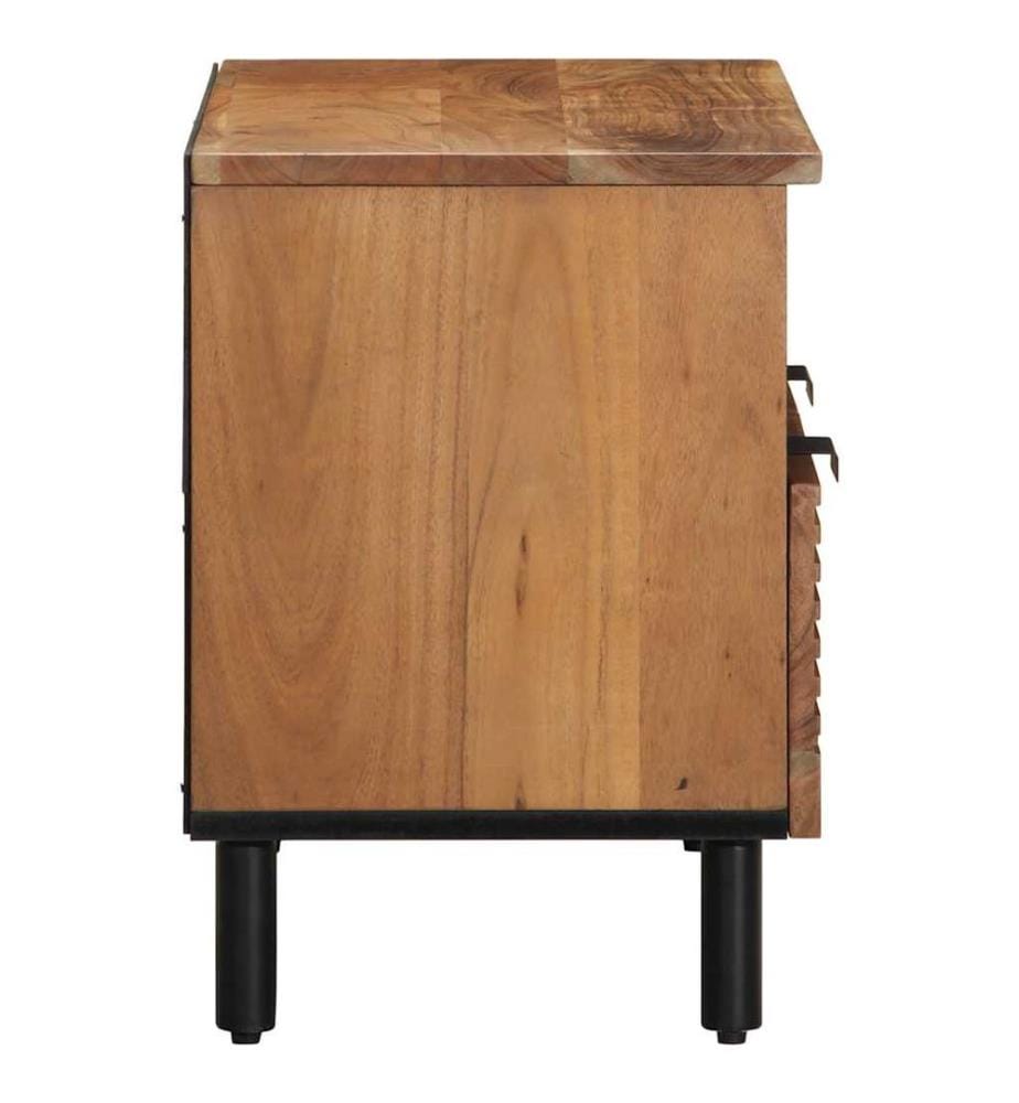 TV-Schrank 70x33x46 cm Massivholz Akazie