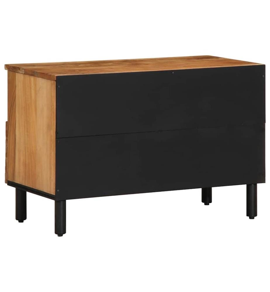 TV-Schrank 70x33x46 cm Massivholz Akazie