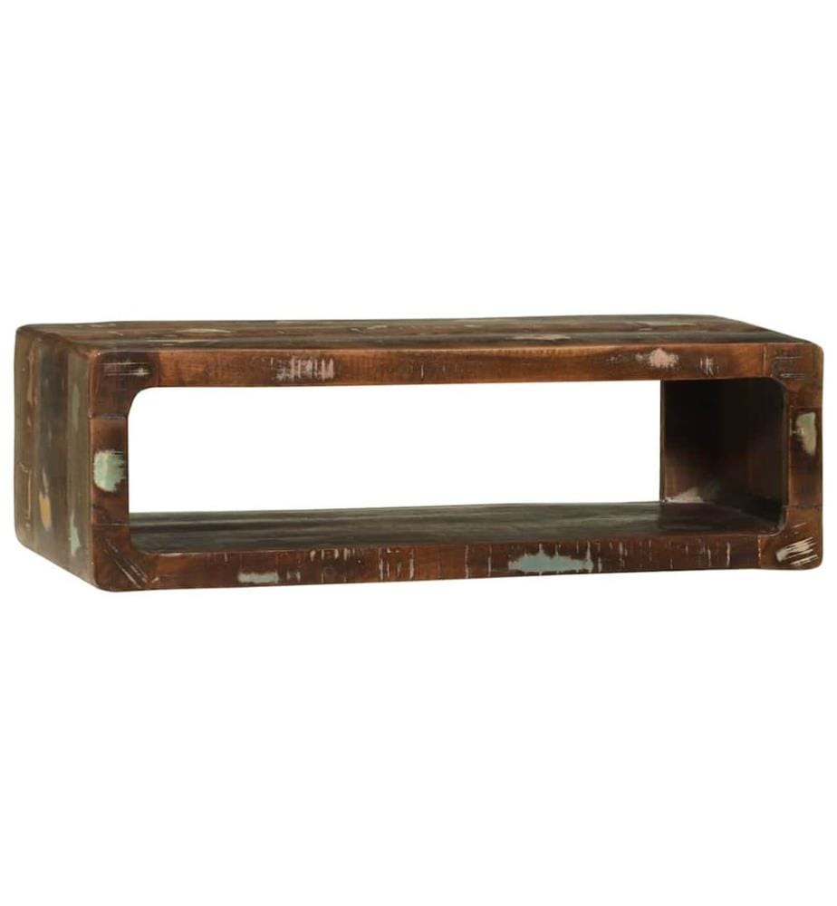 TV-Schränk Mehrfarbig 80 x 30 x 25 cm Massivholz Altholz