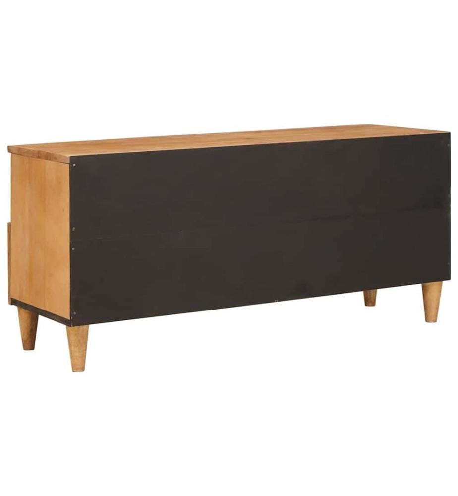 TV-Schränk mit Schubladen 100 x 33 x 46 cm Massivholz Mango