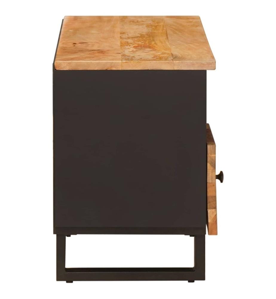 Meuble TV Corona Marron 100 x 33 x 46 cm Bois de mangue massif