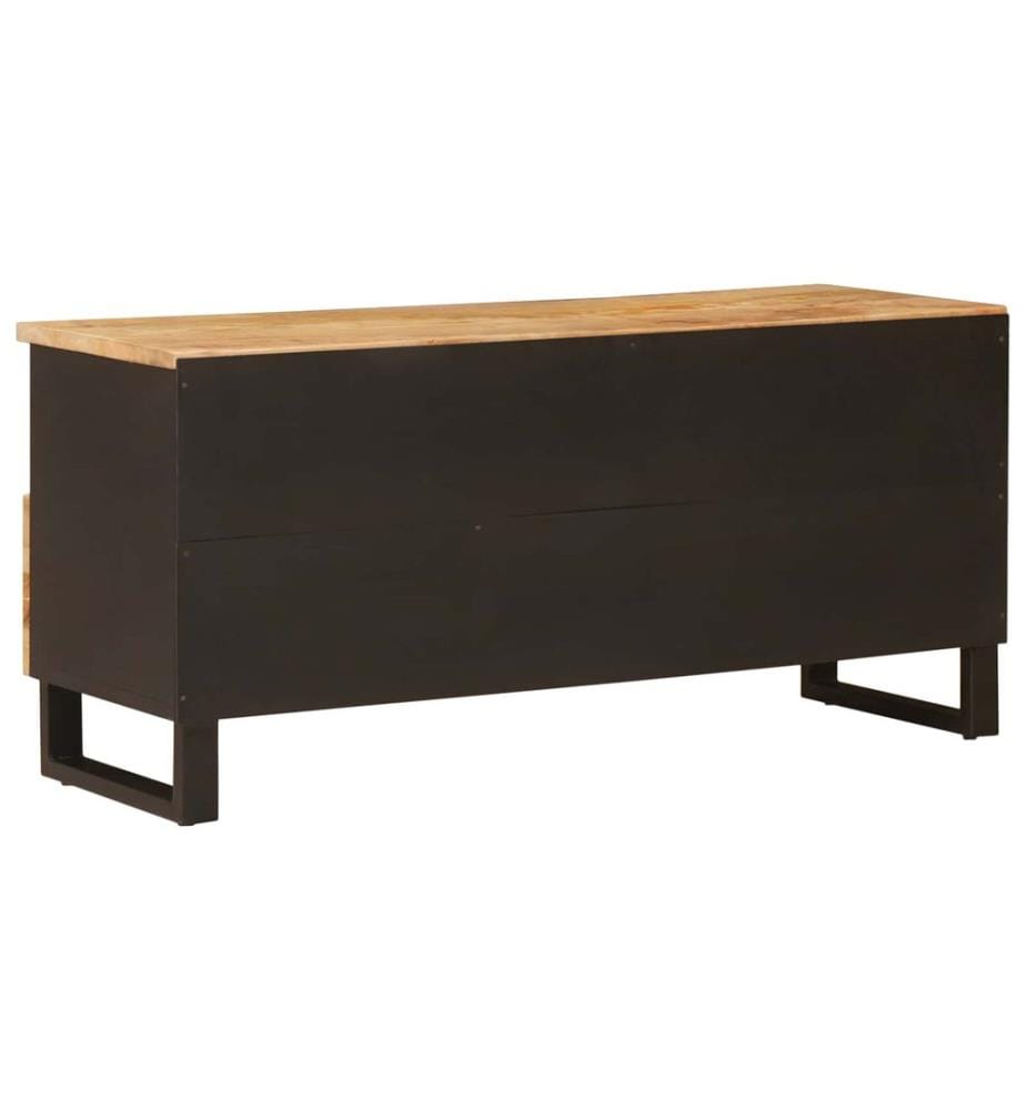 Meuble TV Corona Marron 100 x 33 x 46 cm Bois de mangue massif