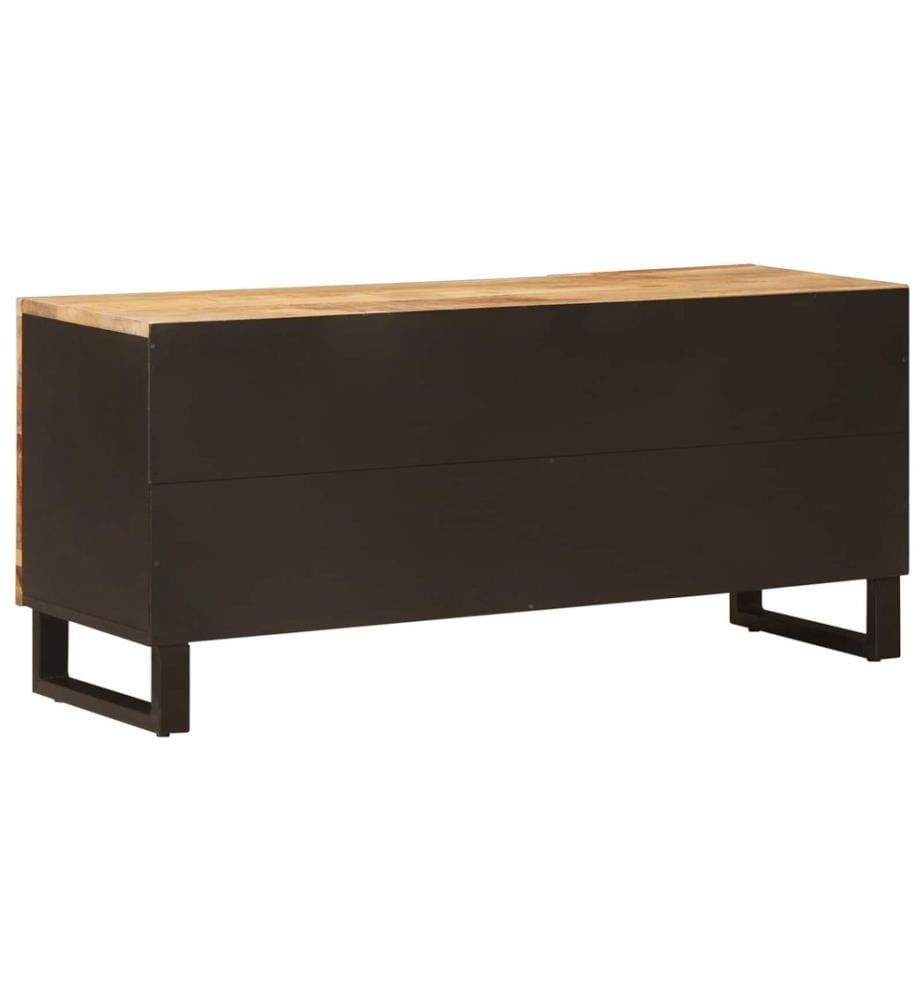 Meuble TV Marron 105 x 33 x 46 cm Bois de mangue massif