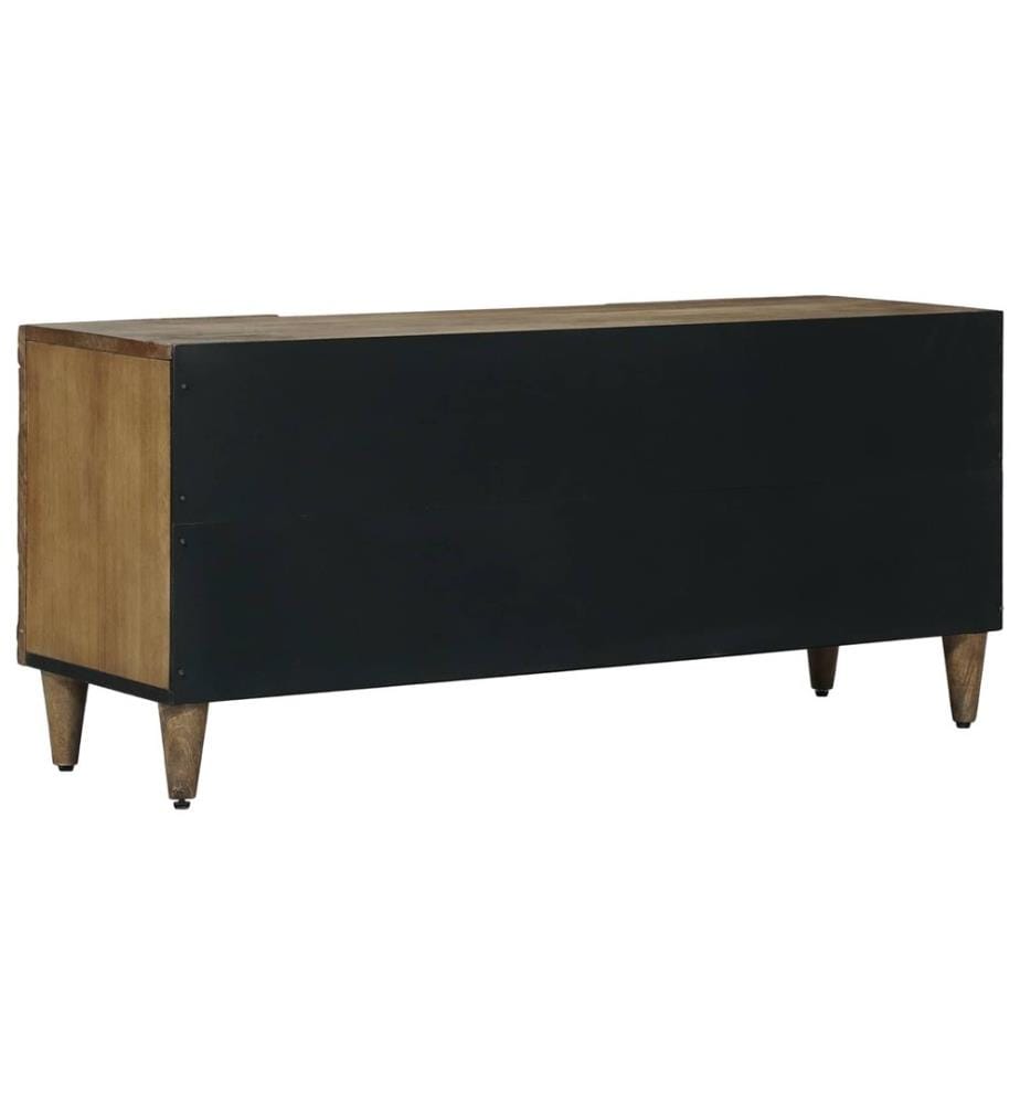 TV-Schränk Braun 105 x 33,5 x 46 cm Massivholz Mango