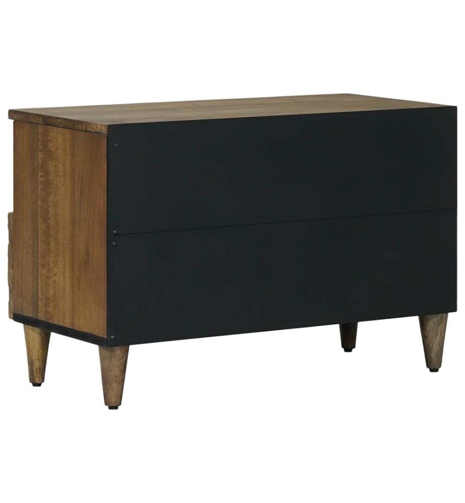 TV-Schränk Braun 70 x 33,5 x 46 cm Massivholz Mango