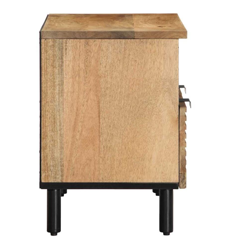 TV-Schrank Braun 70x33x46 cm Massivholz Mango