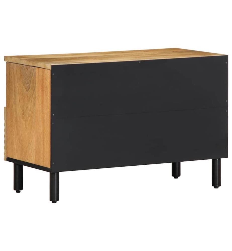 TV-Schrank Braun 70x33x46 cm Massivholz Mango