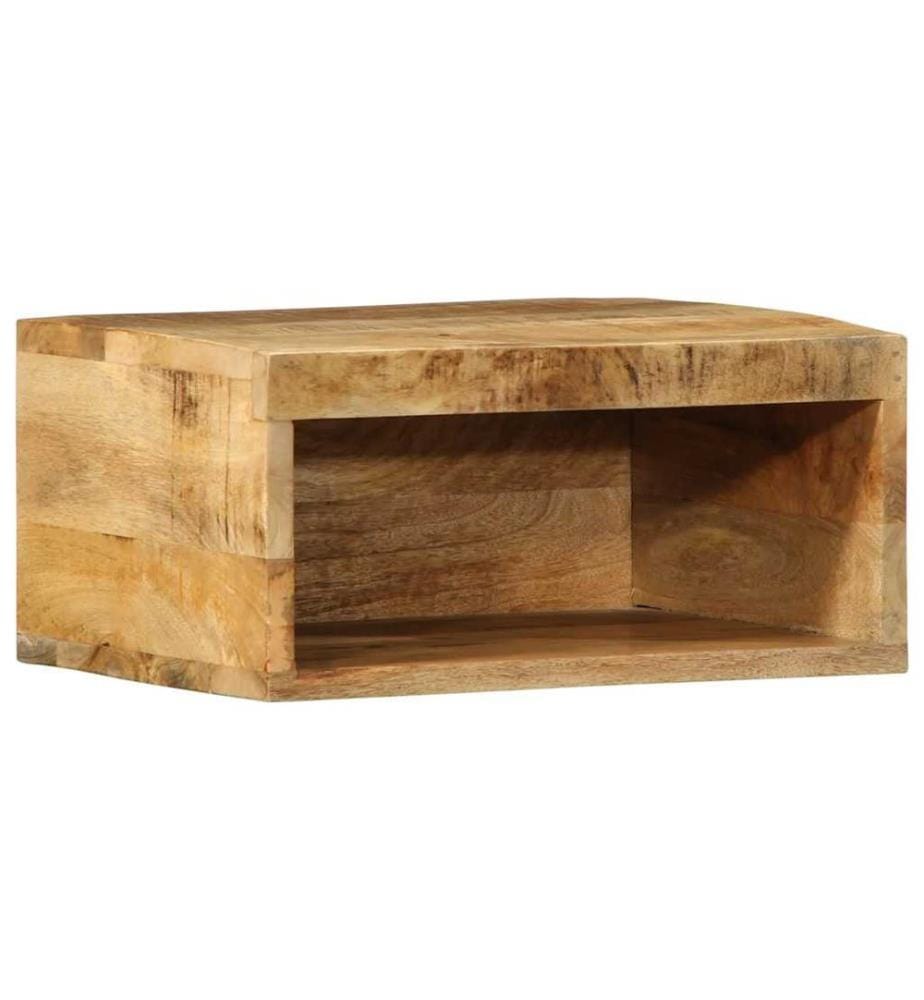 Meubles TV muraux 2 pcs bois de manguier massif brut