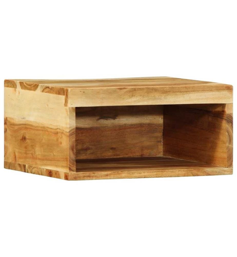 Meubles TV muraux 2 pcs bois massif d'acacia