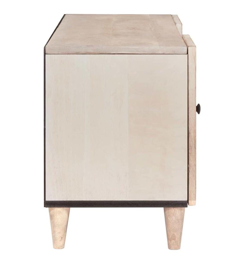 Unites TV avec tiroir Blanc 105 x 33 x 46 cm Bois d'ingénierie