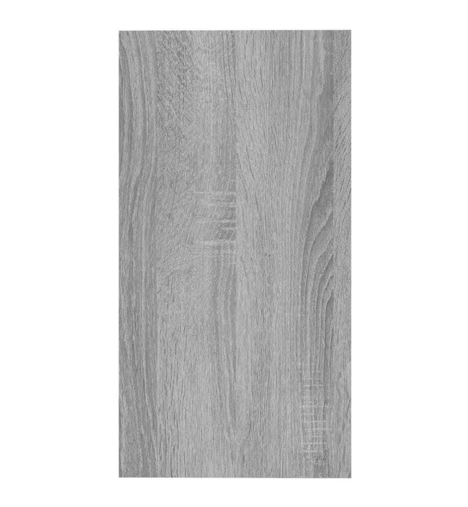 Table d'appoint Sonoma gris 50x26x50 cm Bois d'ingénierie