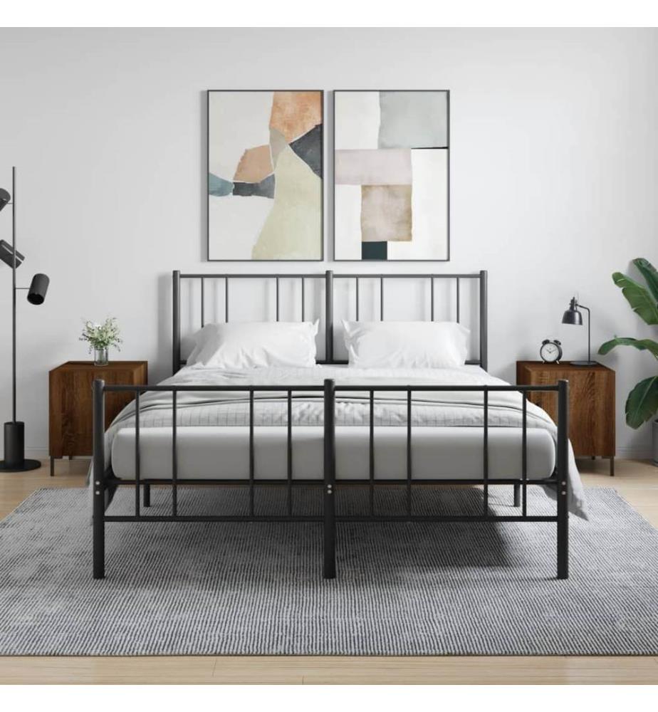 Nachttische 2 Stk. Braun Eichen-Optik 40x40x50 cm Holzwerkstoff