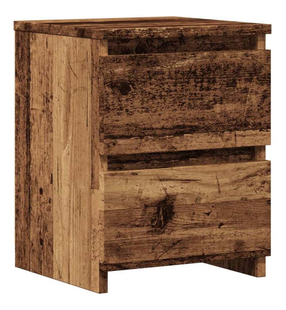Nachttisch Altholz-Optik 30×30×40 cm Holzwerkstoff