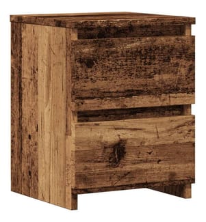 Nachttisch Altholz-Optik 30×30×40 cm Holzwerkstoff