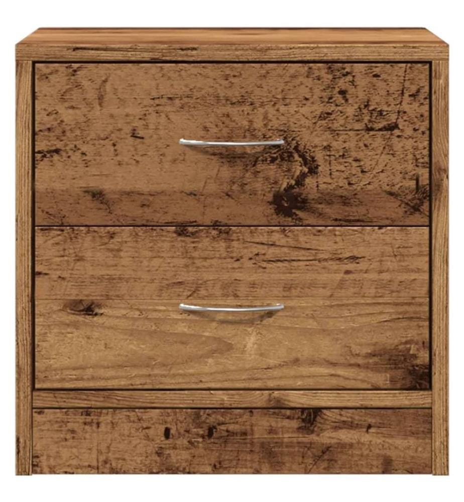 Nachttisch Altholz-Optik 40x30x40 cm Holzwerkstoff