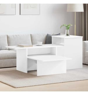 Konsolentisch Weiss 91,5 x 35 x 38,5 cm Holzwerkstoff