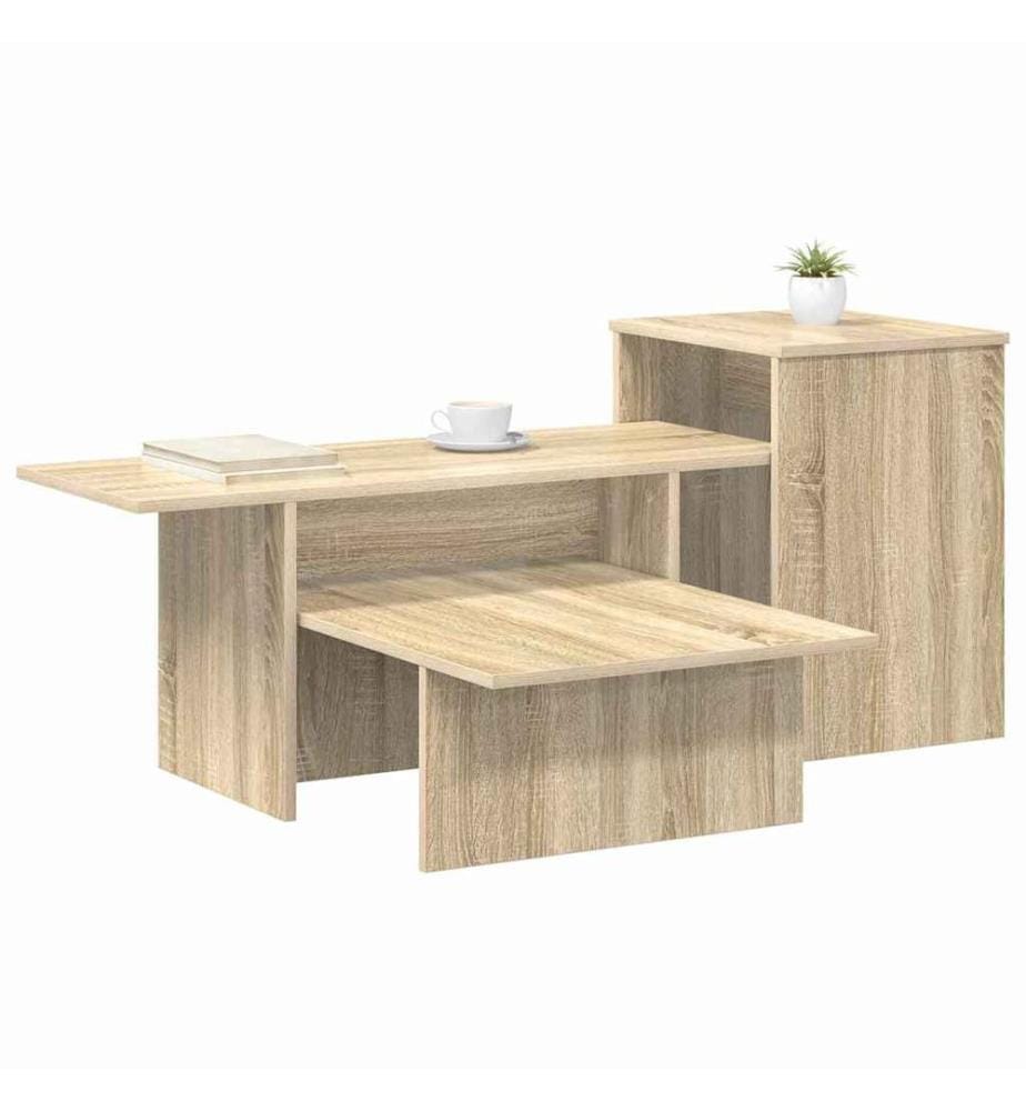 Table console Chêne Sonoma 91,5 x 35 x 38,5 cm