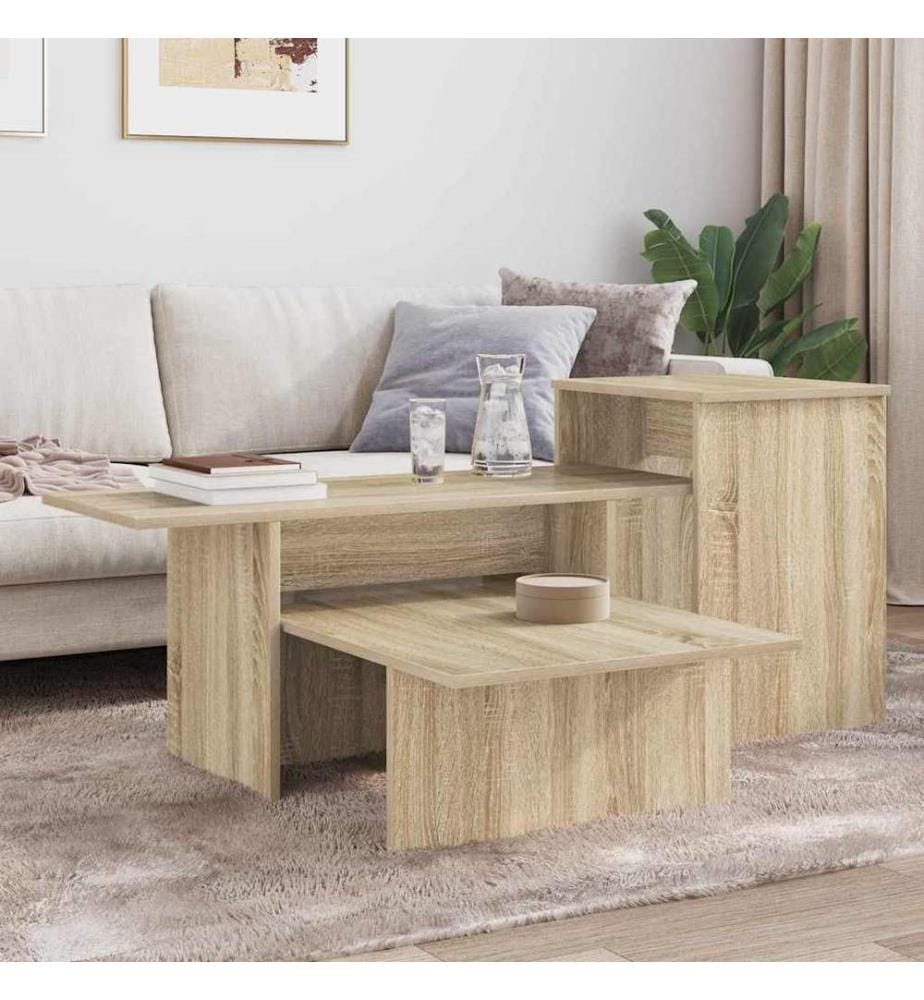 Table console Chêne Sonoma 91,5 x 35 x 38,5 cm