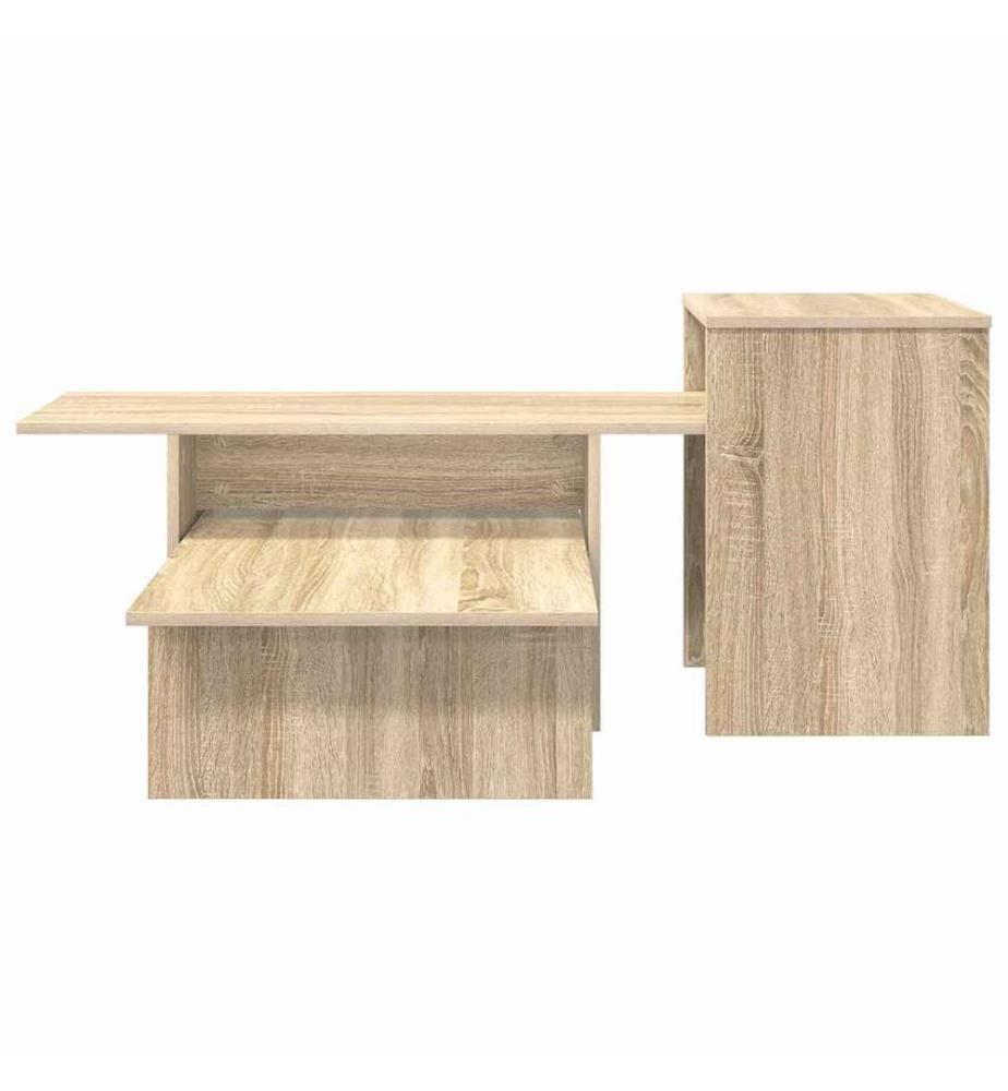 Table console Chêne Sonoma 91,5 x 35 x 38,5 cm